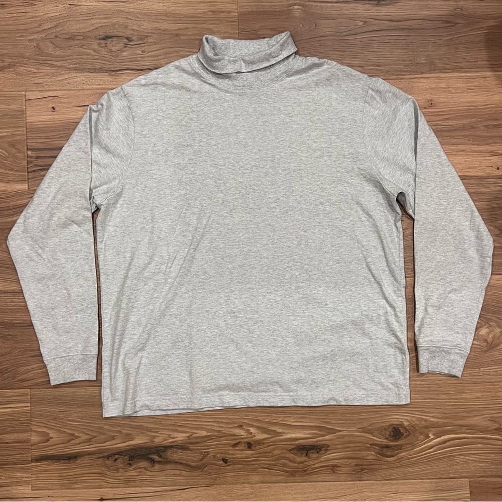 Kith Mens Turtleneck Long Sleeve Sweater Gray